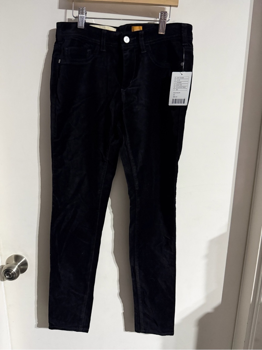 BNWT Women’s Anthropologie Pilcro Velvet The Serif Stretch Fit Legging Size 26
